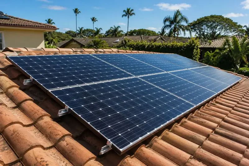 Installation de panneaux solaires au Plessis-Grammoire