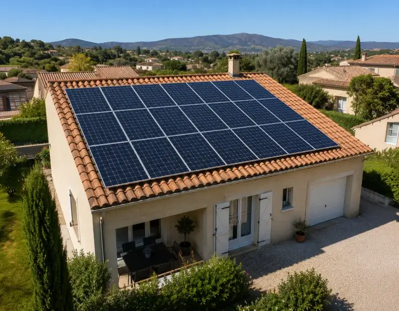 Prime à l'autoconsommation panneaux solaires Le Plessis-Grammoire — aide financière de l'État